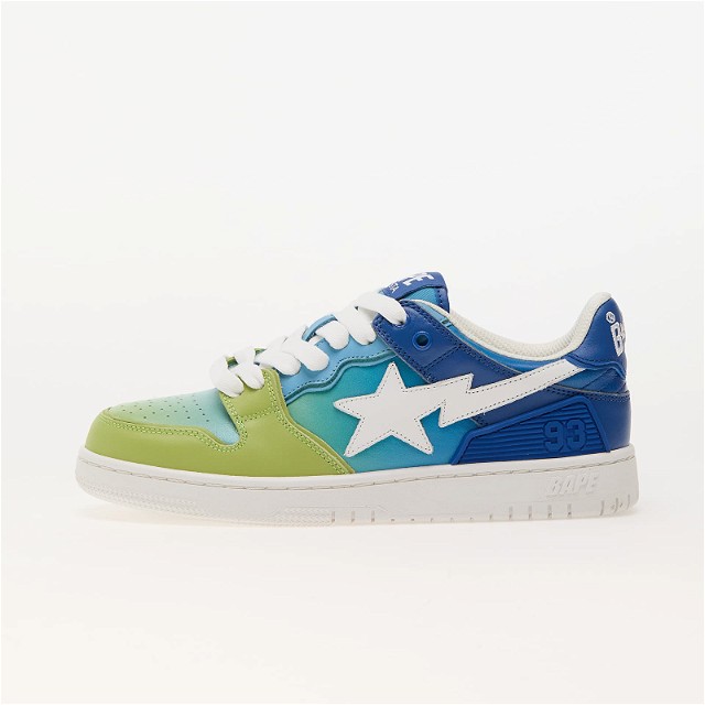 Sneakerek és cipők BAPE A BATHING APE Bape Sk8 Sta 1 Blue Kék | 001FWJ302023I BLU