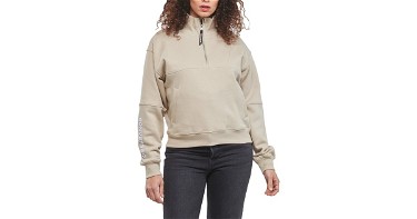 Sweatshirt Converse Fashion Half-Zip Bézs | 10024526-a01-247, 1