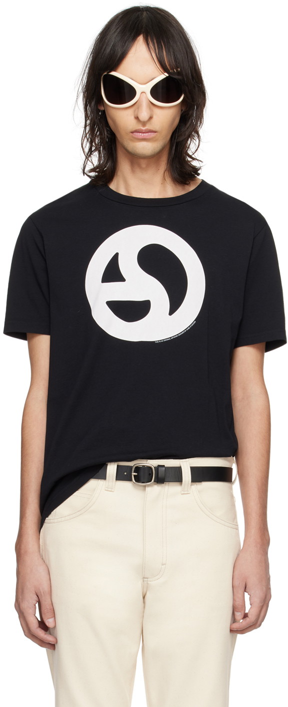 Póló Acne Studios Graphic T-Shirt Fekete | CL0265-