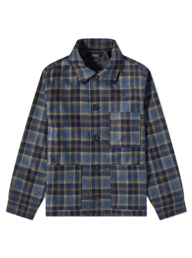 Emile Checked Wool Chore Jacket