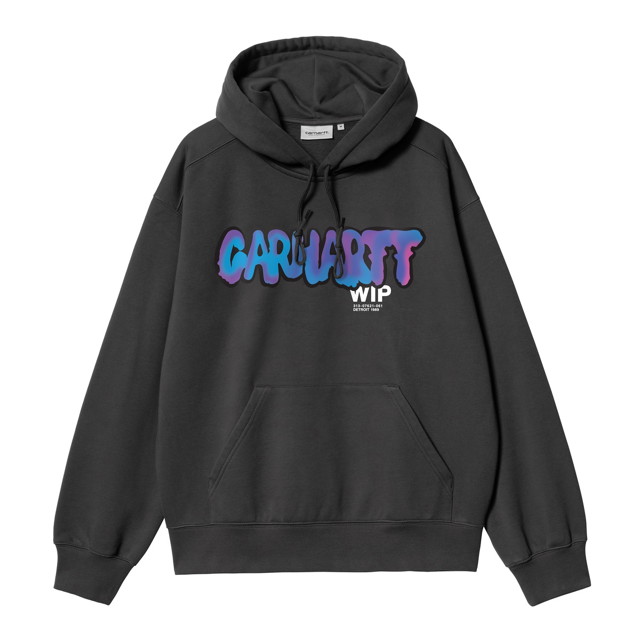 Sweatshirt Carhartt WIP Drip Hoodie Fekete | I033254_98_XX