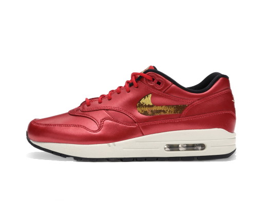 Sneakerek és cipők Nike Air Max 1 "Red Gold Sequin" W 
Piros | CT1149-600