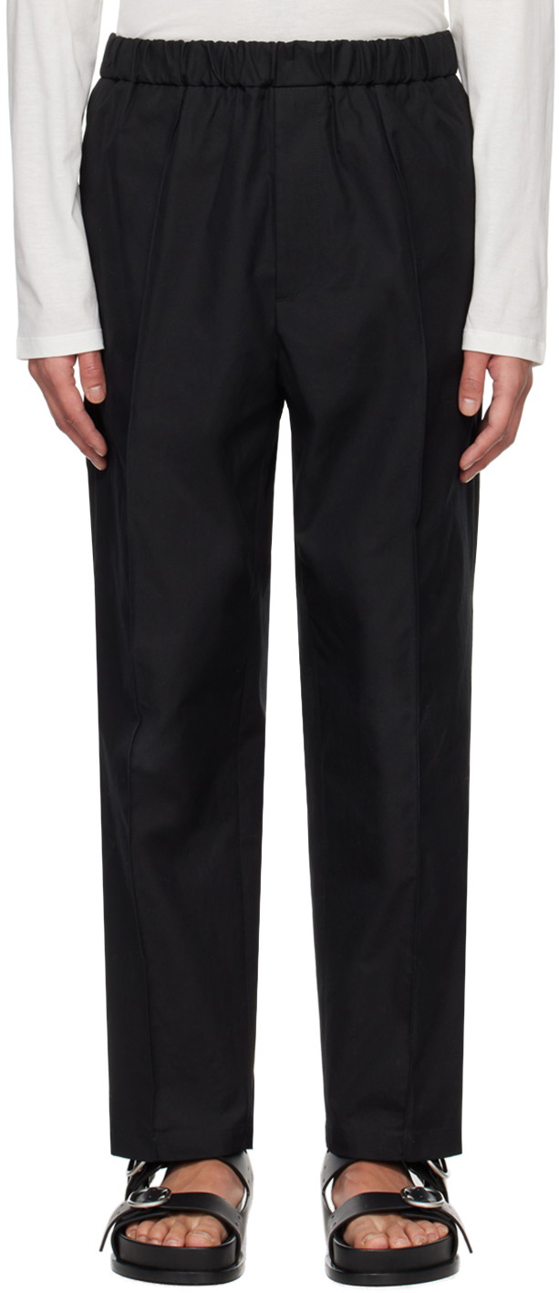 Nadrág Jil Sander Tapered Trousers Fekete | J21KA0012_J45218