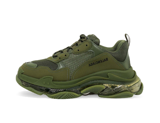 Sneakerek és cipők Balenciaga Triple S Clear Sole Dark Green Zöld | 541624W2GA12325