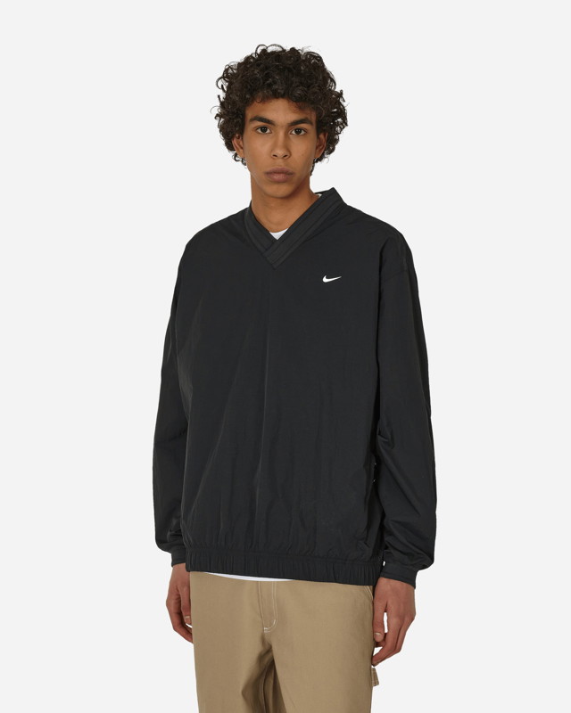 Sweatshirt Nike Solo Swoosh Windshirt Black Fekete | FQ1638-010