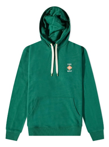 Sweatshirt Casablanca Casa Sport Logo Hoody Zöld | MS23-JTP-139-06