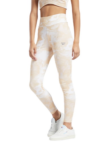 Nadrág és farmer Reebok Classics Cloud Splatter Leggings Bézs | H49279