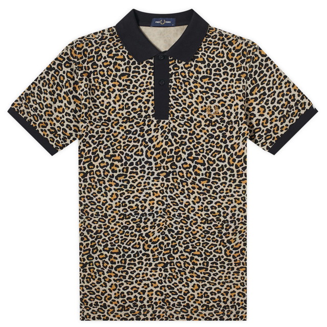 Pólóingek Fred Perry Leopard Fekete | M7788-U54