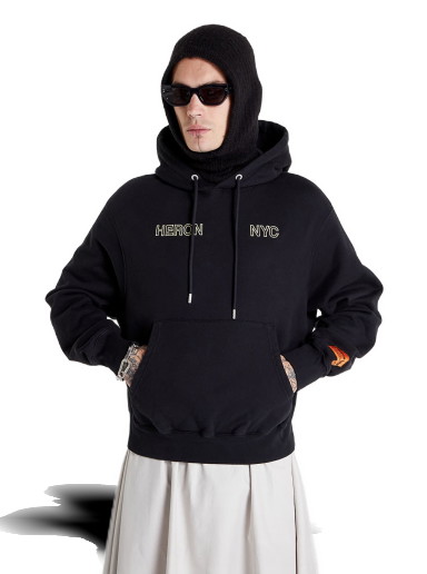 Sweatshirt HERON PRESTON HP Offroad Hoodie Fekete | HMBB024F22JER0011019