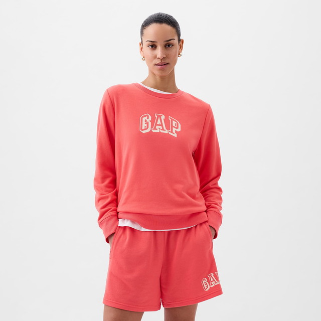 Sweatshirt GAP Logo Sweatshirt Cayenne 
Piros | 885586-00