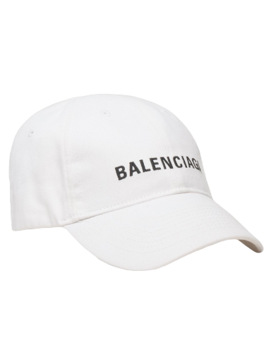 Kupakok Balenciaga Logo Cap Fehér | 529192410B29060