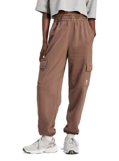 Sweatpants adidas Originals Essentials Fleece Cargo Jogger Barna | IR5909