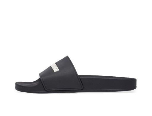 Sneakerek és cipők Balenciaga Pool Slide Black White W Fekete | 565547W1S801006
