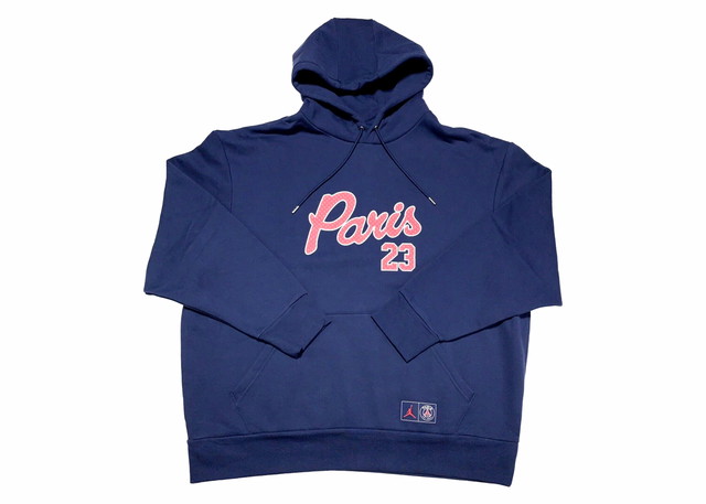 Sweatshirt Jordan Air Jordan Paris Saint-Germain Pullover Hoodie Midnight Navy Sötétkék | DB6496-410