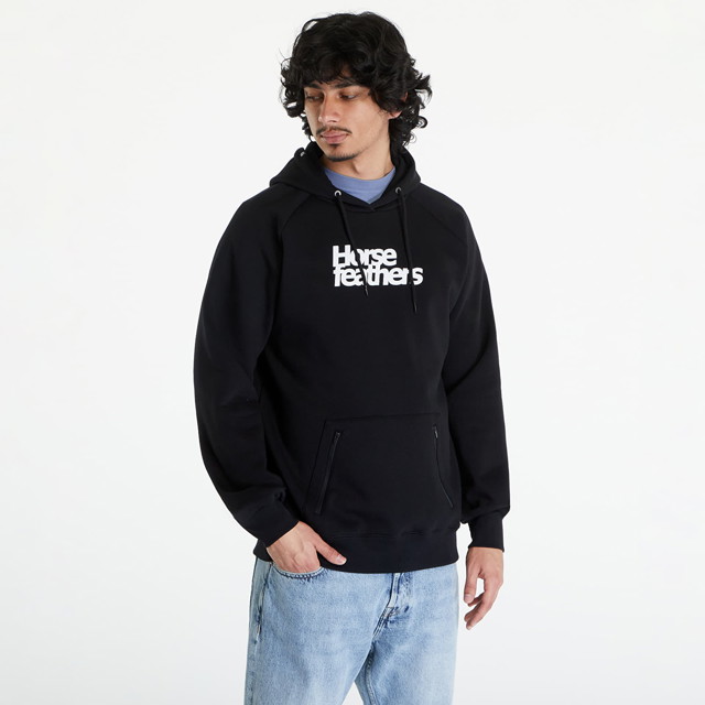 Sweatshirt Horsefeathers Flair Sweatshirt Black Fekete | TM050A