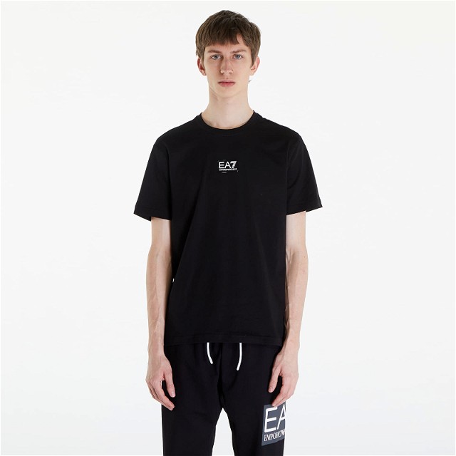 Póló Emporio Armani EA7 T-Shirt Black Fekete | 3DPT05PJ02Z1200