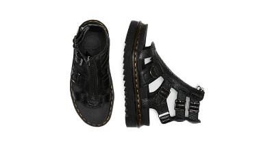 Sneakerek és cipők Dr. Martens Olson Zipped Leather Strap Sandals Fekete | DM26561001, 5