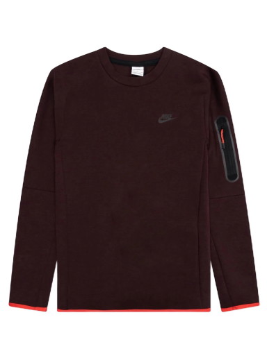 Sweatshirt Nike Sportswear Tech Fleece Crew Burgundia | CU4505-203