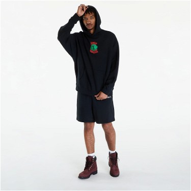 Sweatshirt Awake NY Globe Hoodie Black Fekete | AWK-SP24-HD001-BLK, 3