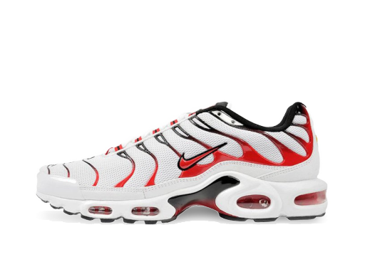 Sneakerek és cipők Nike Air Max Plus White Red Black Fehér | 604133-165