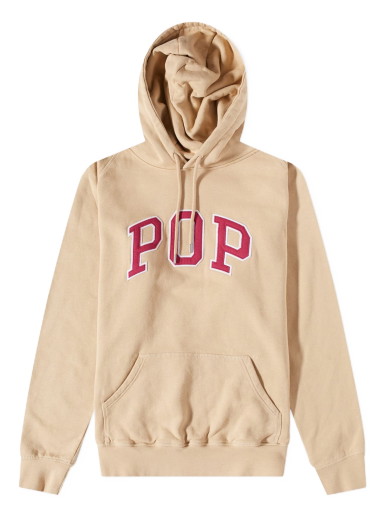 Sweatshirt Pop Trading Company Arch Popover Hoody Bézs | POPSS23-01-007