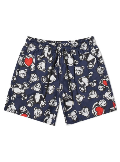 Fürdőruha Palm Angels x Vilebrequin Bear Print Swim Shorts Sötétkék | PMFA008G21FAB0034501