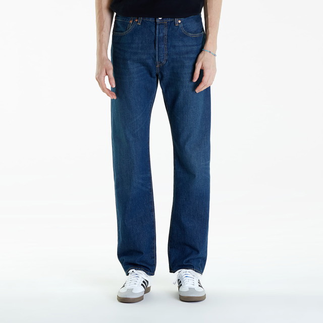 Nadrág és farmer Levi's Pánské džíny ® 501® Original Jeans Modrá Sötétkék | 00501-3522