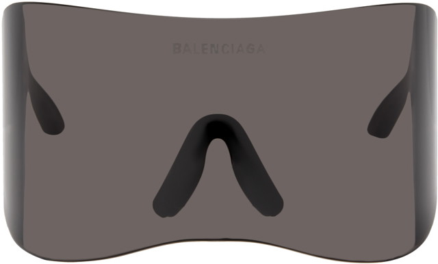 Napszemüveg Balenciaga Mask Rectangular Sunglasses Fekete | BB0288S-001