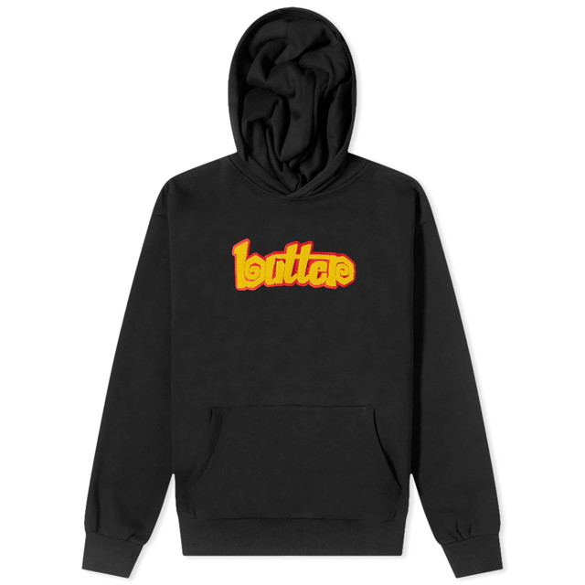 Sweatshirt Butter Goods Swirl Hoodie Fekete | BUTTERQ1240075