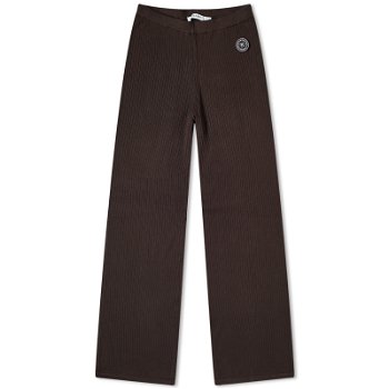 Sporty & Rich SRHWC Ribbed Pants PAAW2316CH-BRO