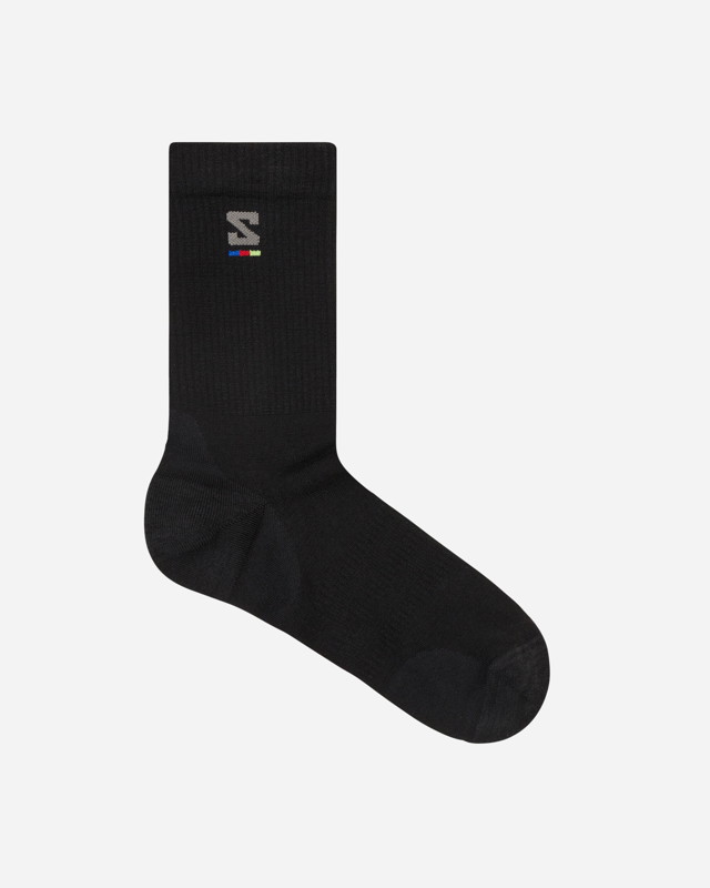 Fehérnemű és zoknik Salomon Sunday Smart Crew Socks Black Fekete | LC2163300