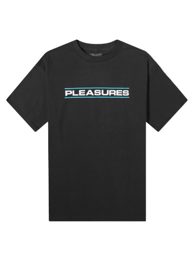 Póló Pleasures Hackers T-Shirt Fekete | P23F058-BLK