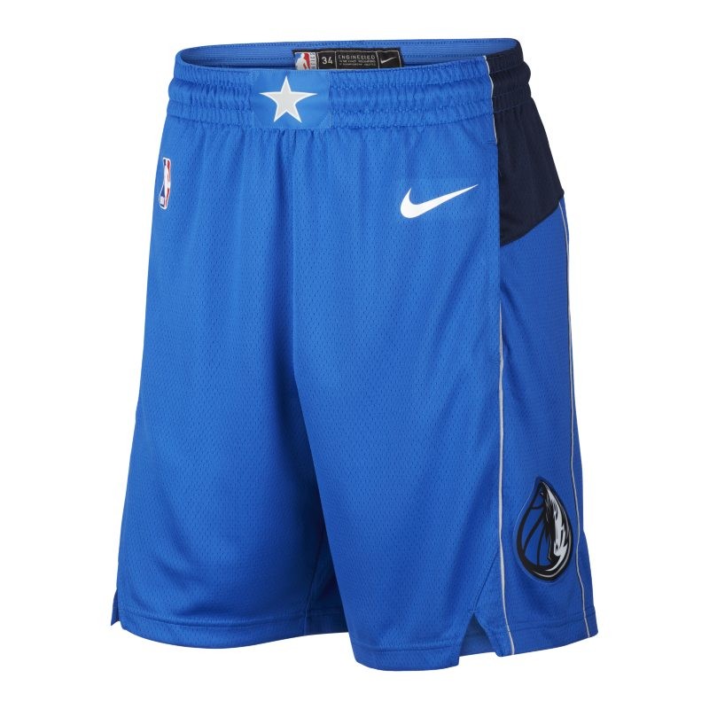 Rövidnadrág Nike Dallas Mavericks Icon Edition NBA Swingman Shorts Kék | AJ5599-480, 0