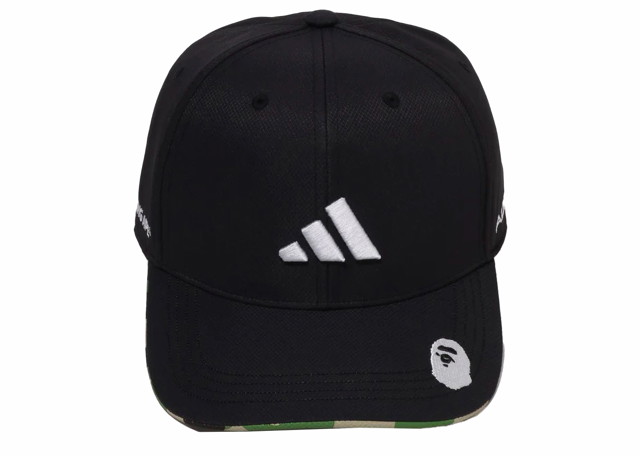 Kupakok BAPE BAPE x adidas Golf Cap Black Fekete | 1J73-180-901 / IN9315