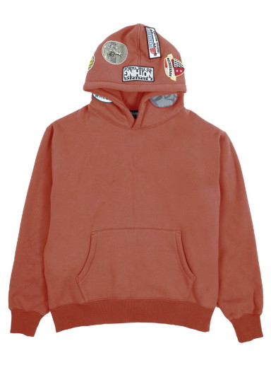 Sweatshirt Pleasures Worms Hoodie Barna | P23F022-RUST