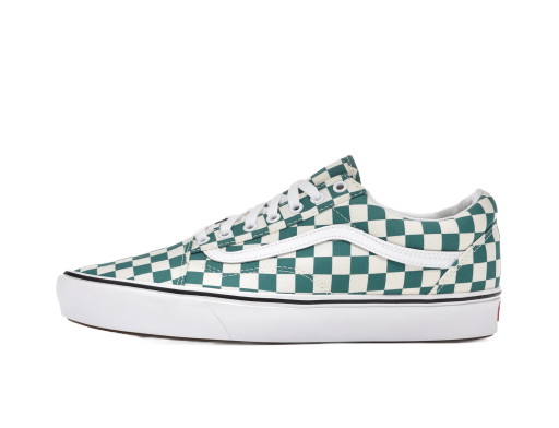 Sneakerek és cipők Vans Old Skool Comfycush Checkerboard Quetzal Zöld | VN0A3WMAVNS1