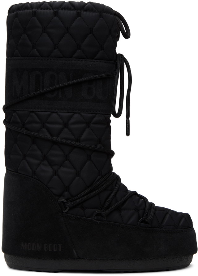 Sneakerek és cipők Moon Boot Icon Quilted Boots "Black" Fekete | 14029000