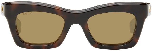 Napszemüveg Gucci Brown Rectangular Sunglasses Barna | GG1773S