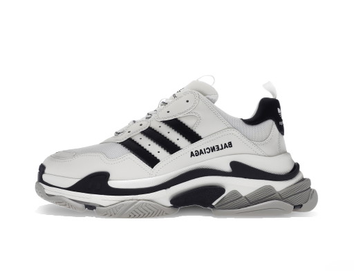 Sneakerek és cipők Balenciaga adidas x Triple S White Black Fehér | 710021W2ZB19112/712821W2ZB19112