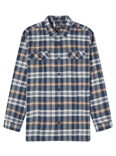 Ing Patagonia Organic Cotton Fjord Flannel Shirt Sötétkék | 42400-FINN