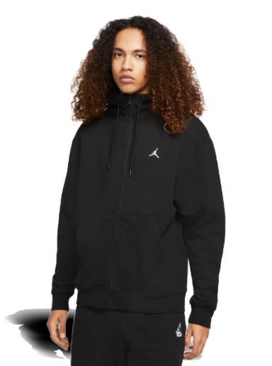 Sweatshirt Jordan Essentials Fleece Full-Zip Hoodie Fekete | DA9810-010