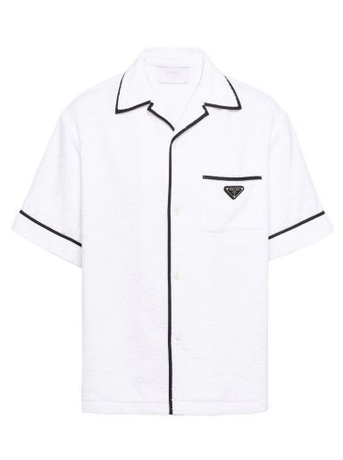 Ing Prada Cotton Bowling Shirt Fehér | SC559S2121ZR3