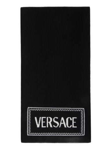 Sálak és kendők Versace Knit Scarf Fekete | 1011496_1A07842