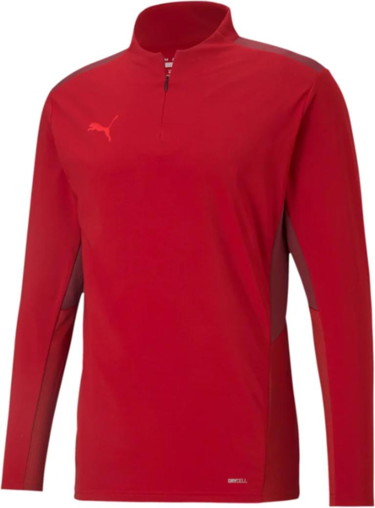 Sweatshirt Puma teamCUP 1/4 Zip Sweatshirt 
Piros | 65672801, 0