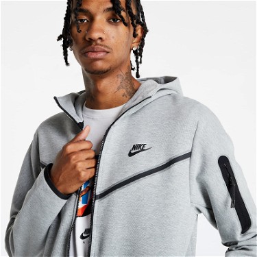 Sweatshirt Nike Tech Fleece Full-Zip Hoodie Szürke | CU4489-063, 2