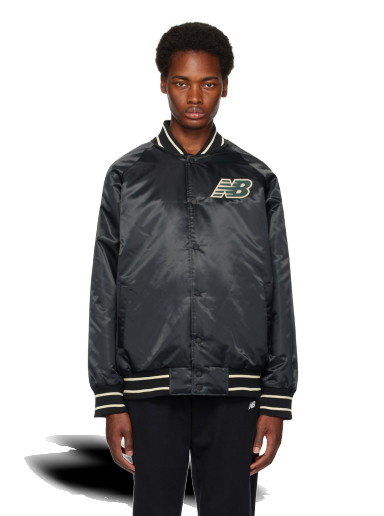 Bomber dzsekik New Balance Athletics Varsity Bomber Jacket Szürke | MJ33550