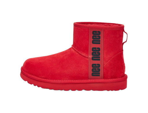 Sneakerek és cipők UGG Classic Mini Side Logo Boot Samba Red 
Piros | 1122558-SRBCK