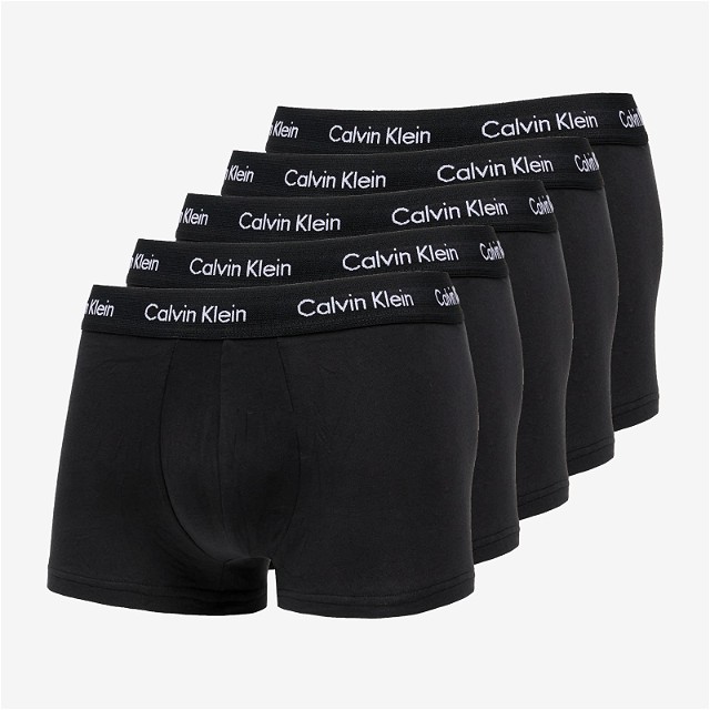 5Pack Low Rise Trunks Black