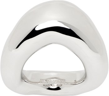 Jil Sander Band Ring "Silver" J11UQ0028_P4877
