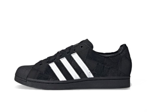 Sneakerek és cipők adidas Originals Superstar Patchwork Core Black Fekete | GW3473